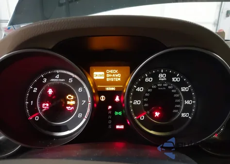 2011 Acura Mdx Technology Package z USA, uszkodzony, nr VIN 2HNYD2H67BH533628